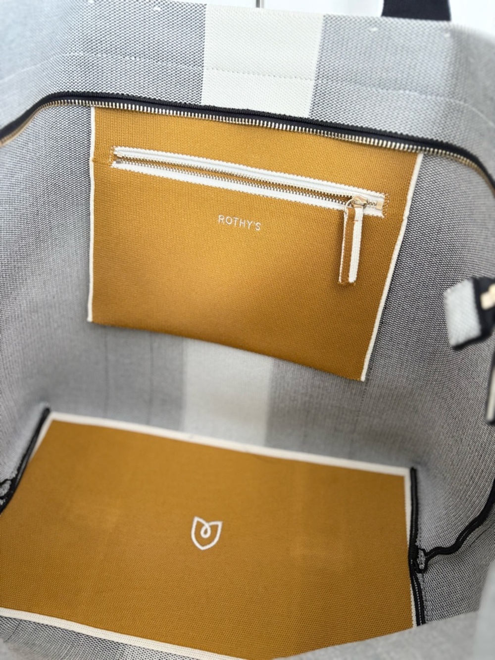 Rothy's Essential Tote in Grey Mist - Picture 16 of 16